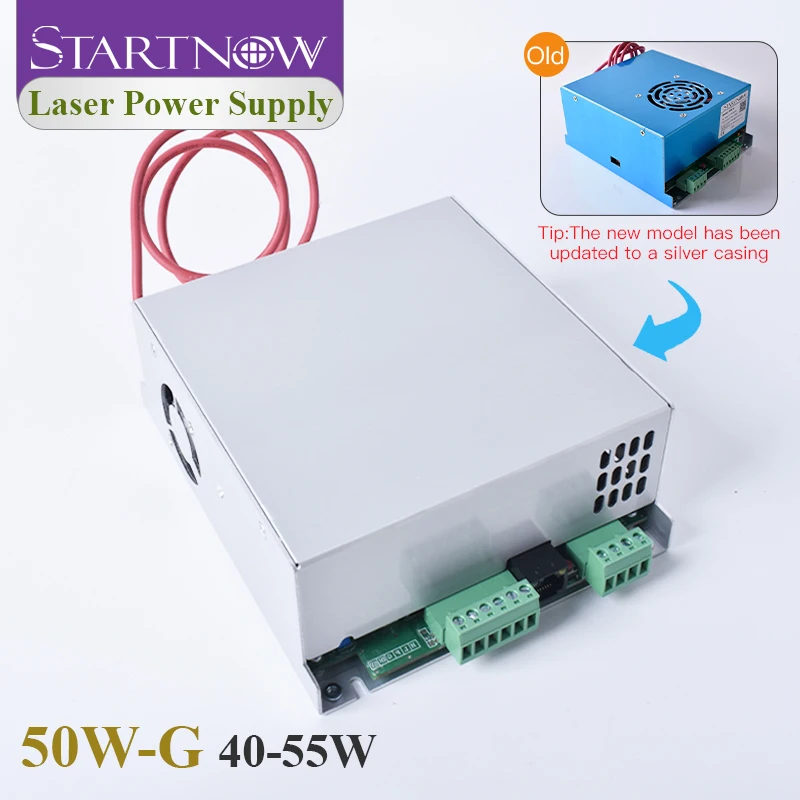 Startnow-Alimentation laser pour machine à graver, découpe de tubes, modèle électrique MYJG 40W-WS/GS, PSU 115V/230V, 30 W-55W, 50W G