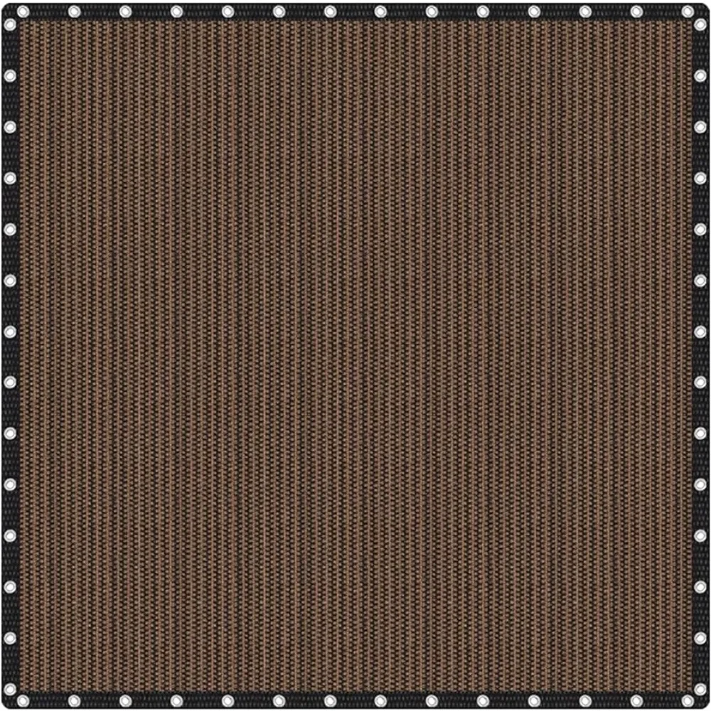 

Shade Fabric Sun Shade Cloth Privacy Screen With Grommets for Patio Garden Pergola Cover Canopy 20x20 FT Shed Mocha Freight Free