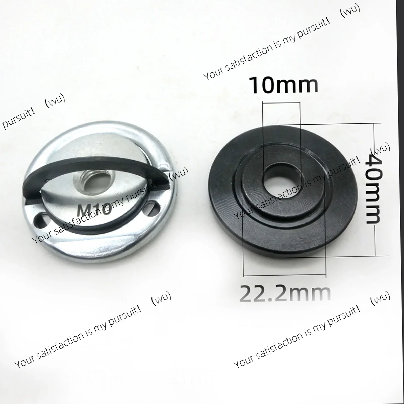 M10 Quick Release Self-Locking  Angle Grinder Inner Outer Flange Nut Accessory Thread Tools For 20mm And 22mm Bore Cutting Discs