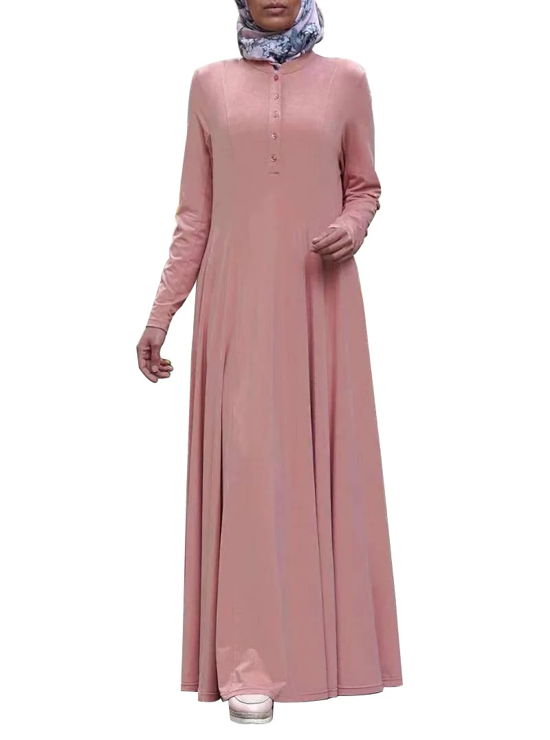 Islamic Clothing Robe Robe Femme Musulmane Loose Fit Arabic Dubai Kaftan Abaya Dress for Women Muslim Fashion Djelaba