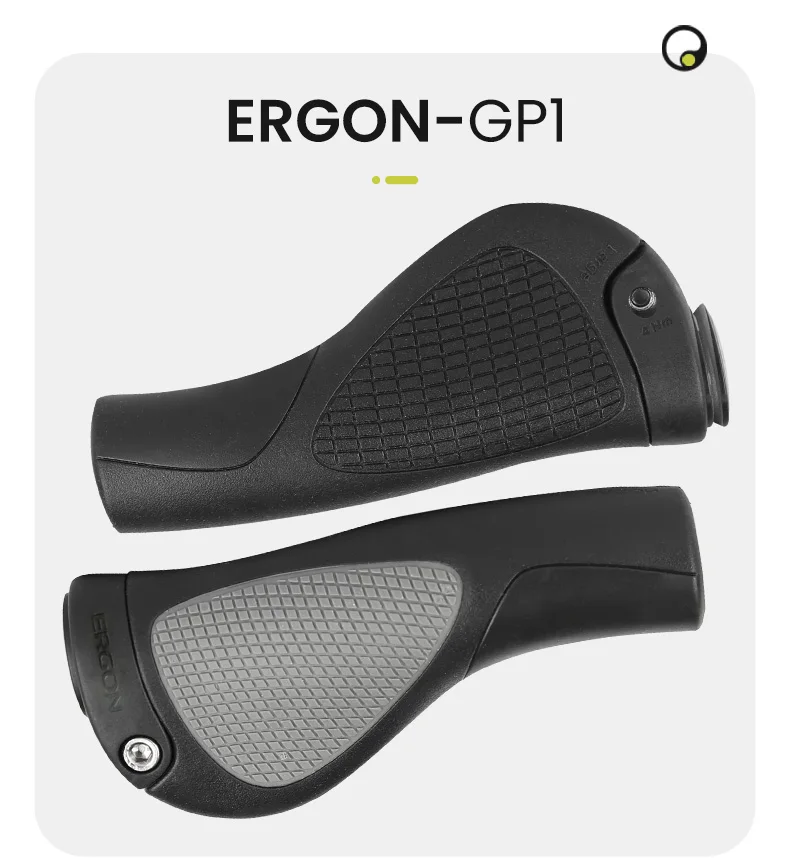 ERGON Fahrradgriffe aus Gummi, MTB-Griffe mit Klemmhalterung, Ergonomisch, Rutschfest, Stoßdämpfend, Lock-On-Enden, Mountainbike-Griffe – Detail 10