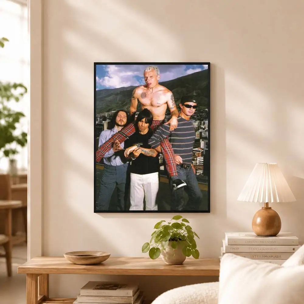 Rock Band Red Hot Chili Peppers-s Poster High Quality Dorm Living Room Aesthetic Wall Decoration Painting Stickers Gift
