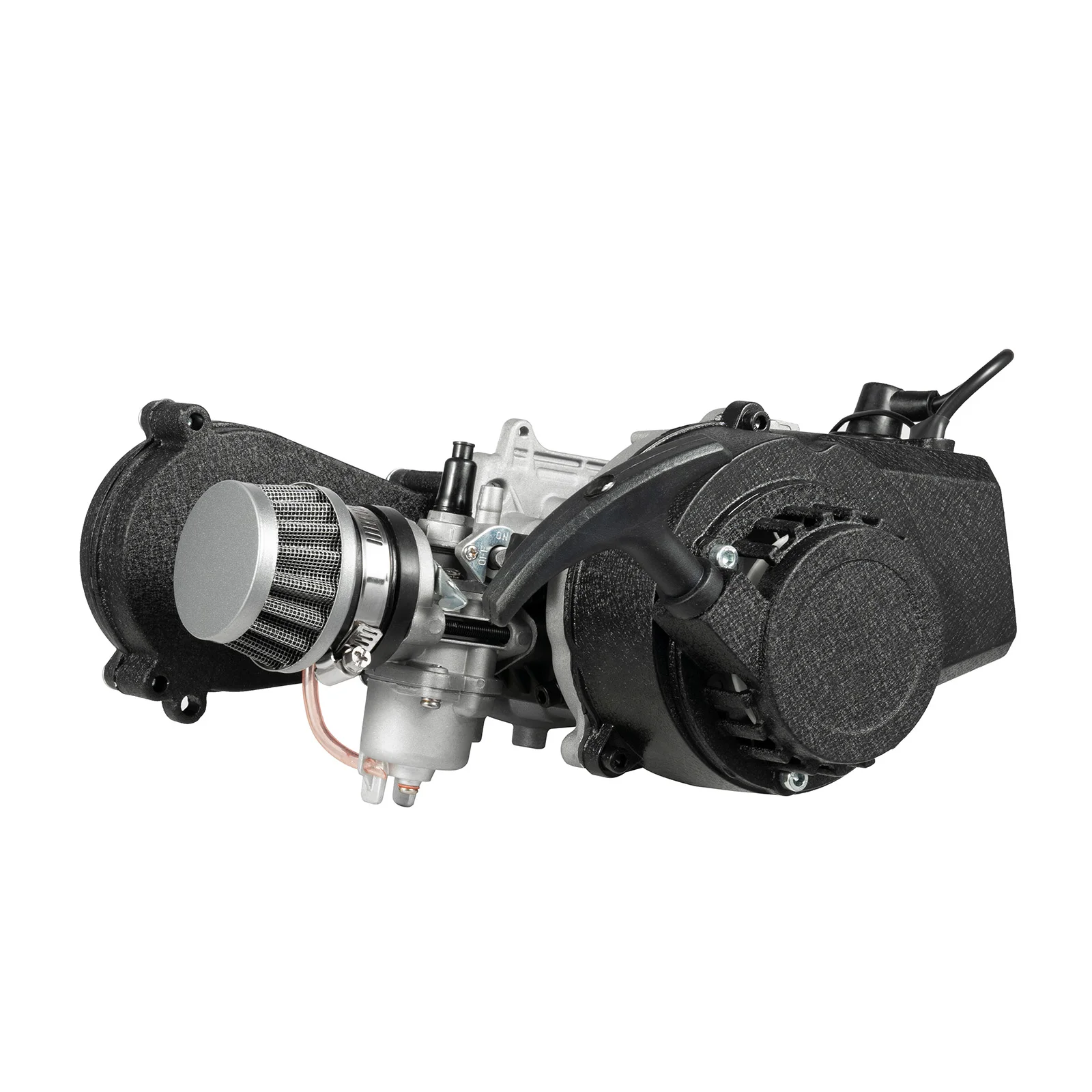 

49CC 2-тактный двигатель с пусковым двигателем, комплект электронного зажигания для карманного велосипеда, мини-байка, пляжного велосипеда, квадроцикла или скутера