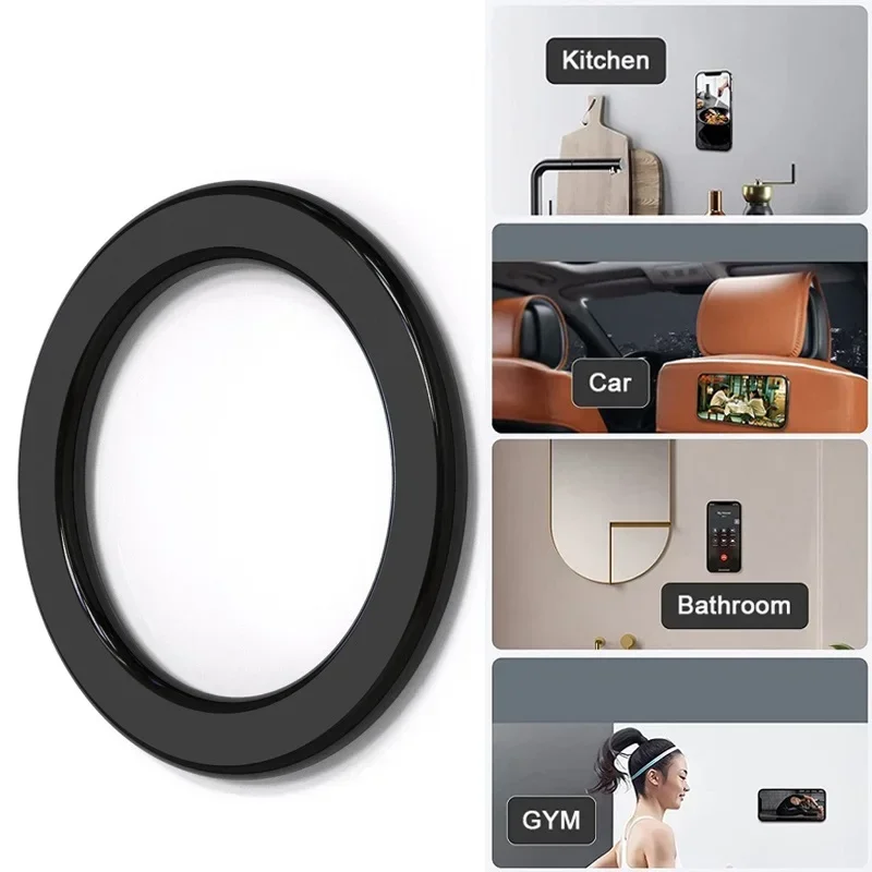 Round Strong Magnetic Ring Wall for Magsafe Iphone 14 15 Pro Max Samsung Xiaomi Portable Powerful Magnet Car Mount Universal