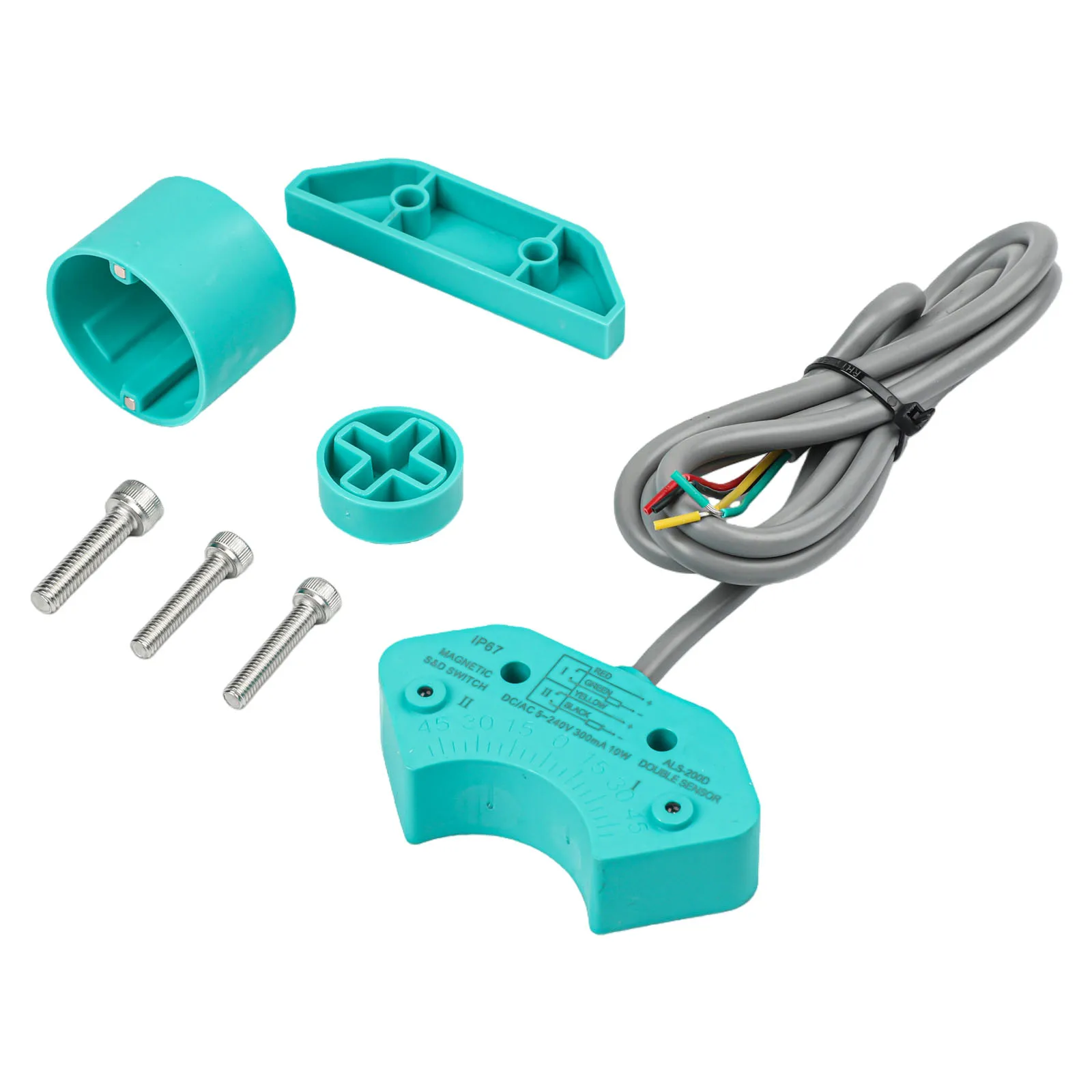 ALS-200D Compact Pneumatic Magnetic Switch for Pipeline Valve Monitoring and Industrial Equipment Travel Limit Applications