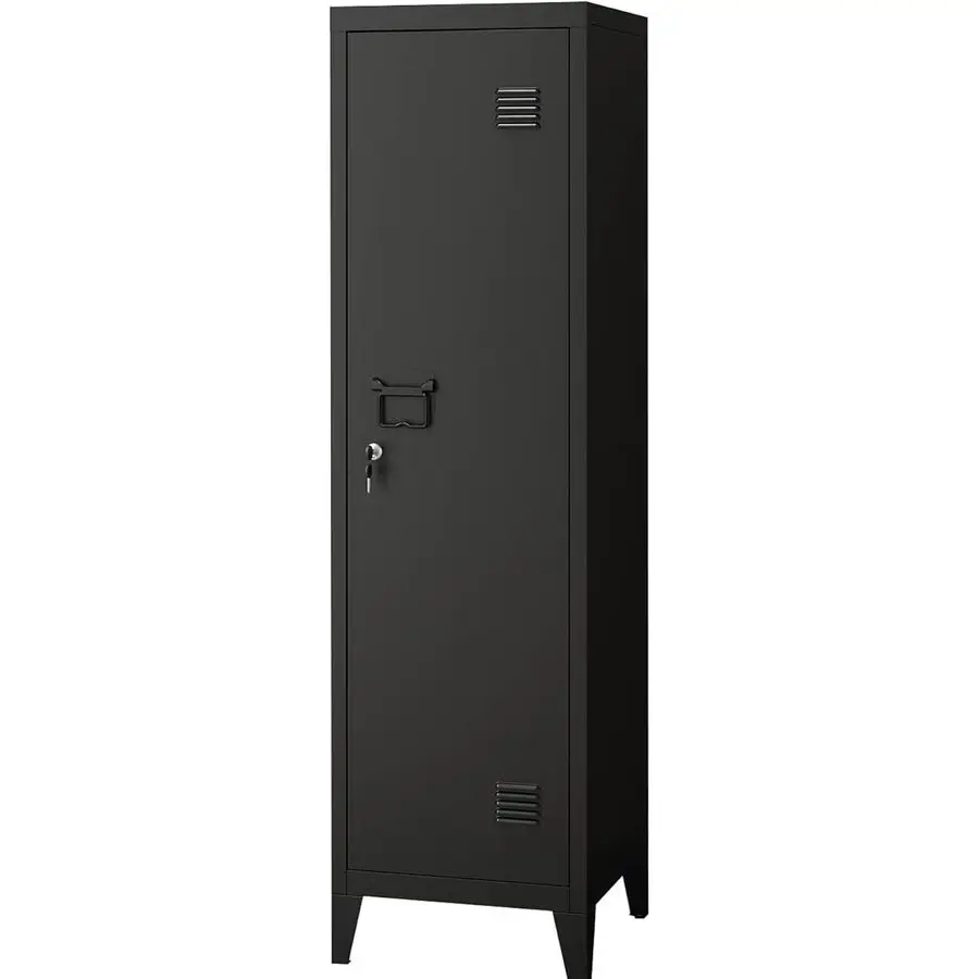 

Metal Cabinet Home Office Storage Cabinets with Doors and Shelves Lockable File Cabinet Organizer Coat Lockers for Kids