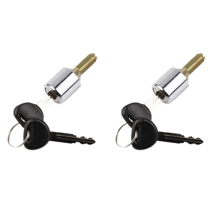 2X Car Spare Wheel Tire Lock With Key For Mitsubishi Pajero Montero V24 V31 V32 V33 V36 V43 V44 V45 V46 V73 V77 4G54