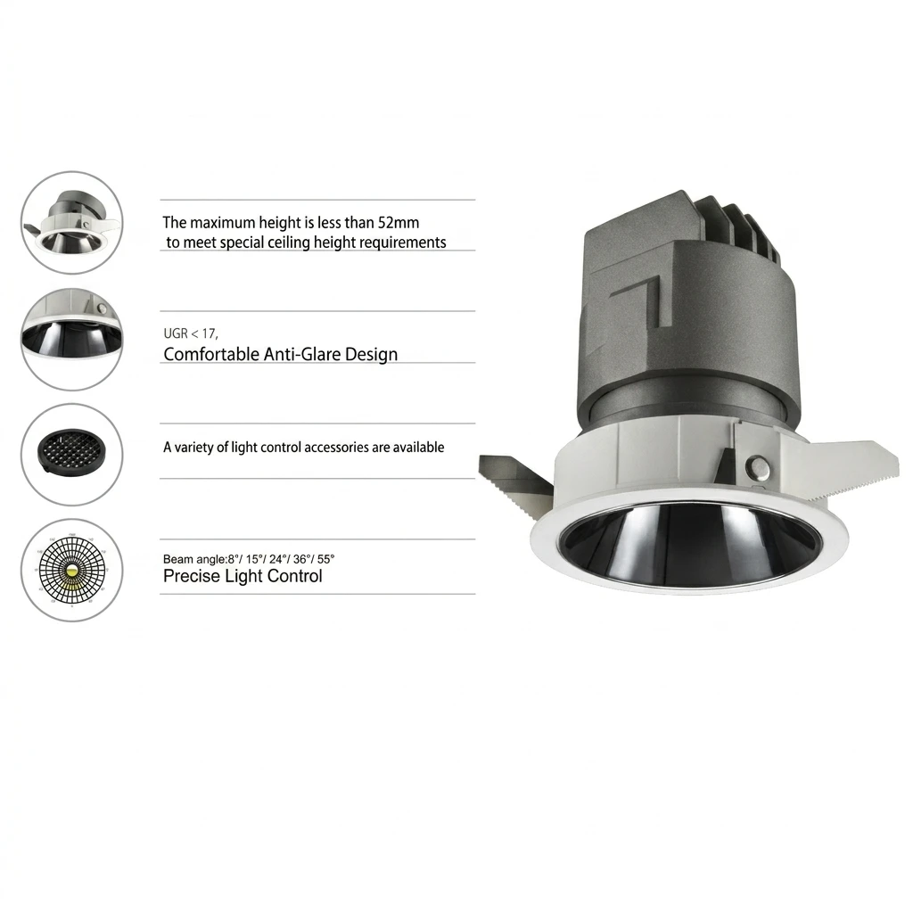 Smart RGBCW LED Recessed Downlight 12W 15W Dimmable Multicolor SpotLight WiFi Alexa APP Remote Voice Control