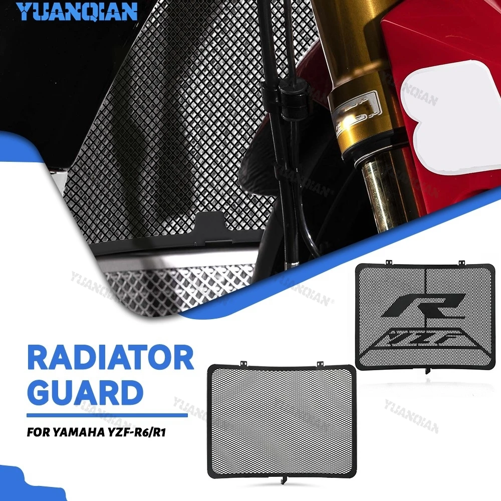 

New For YAMAHA YZF-R1 YZF-R1M YZFR1 YZFR1M 2015-2021 2022 2023 2024 Motorcycle Aluminum Accessories Radiator Grille Guard Cover