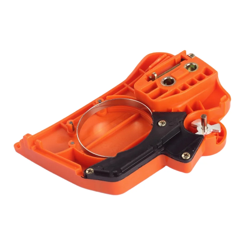 1Pc Orange ABS Side Clutch Cover Brake Guard Guide Plate For HUS236 HUS240 Chainsaw Wood Cutting Tool Accessories