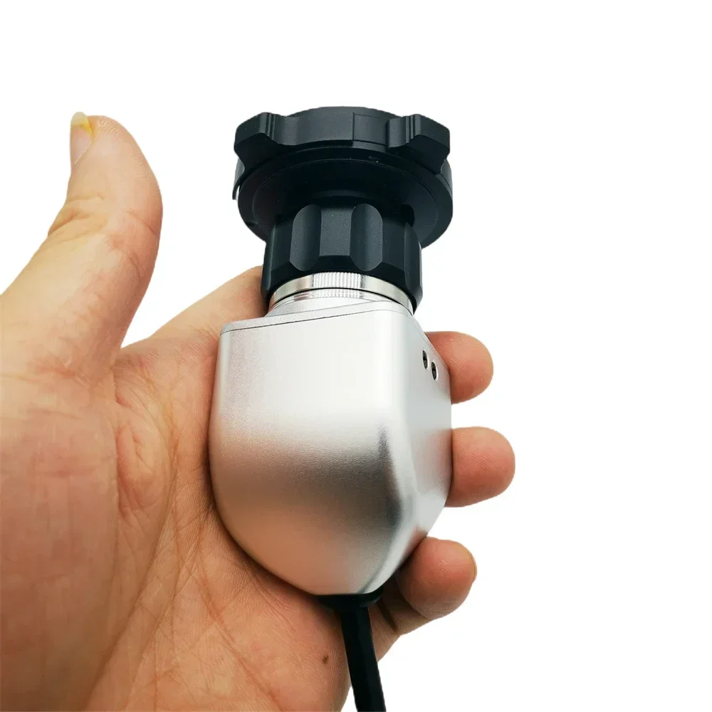 Nova câmera endoscópica ccd para inspeção ent com acoplador f22mm conectar ao monitorar câmera endoscópica de ouvido digital mini ent