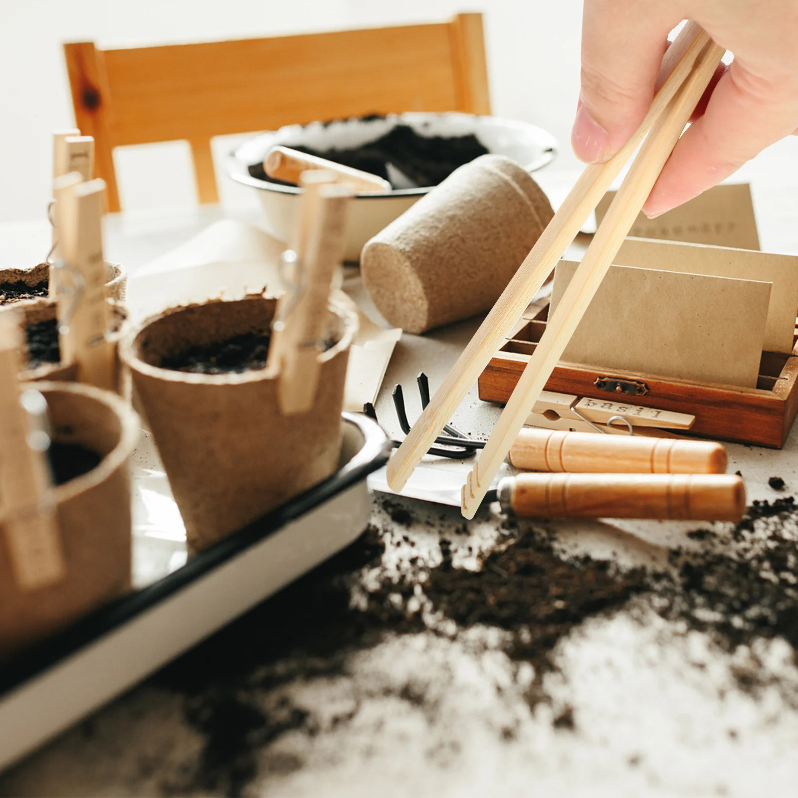 

1Set Garden Tool Set Mini Gardening Kit for Indoor Plants Potted Flowers Vegetables Hand Tools Ergonomic Handles