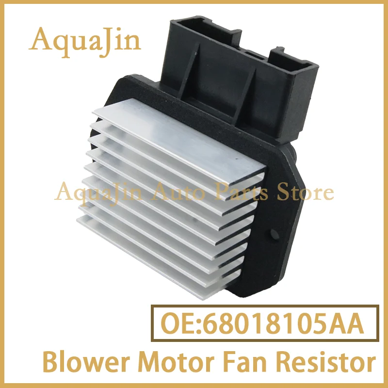 

68018105AA Резистор модуля управления двигателем вентилятора для Jeep Wrangler Compass Dodge Journey Chrysler 200 Ram 1500 2500 3500 4500 OEM