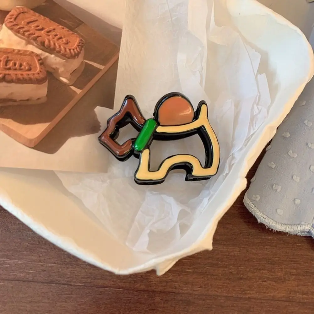 

Fashion Hollow Out Animal Hair Claw Colorful Animal Shark Clip Dog Hair Clip Women Headwear Grab Clip Daily