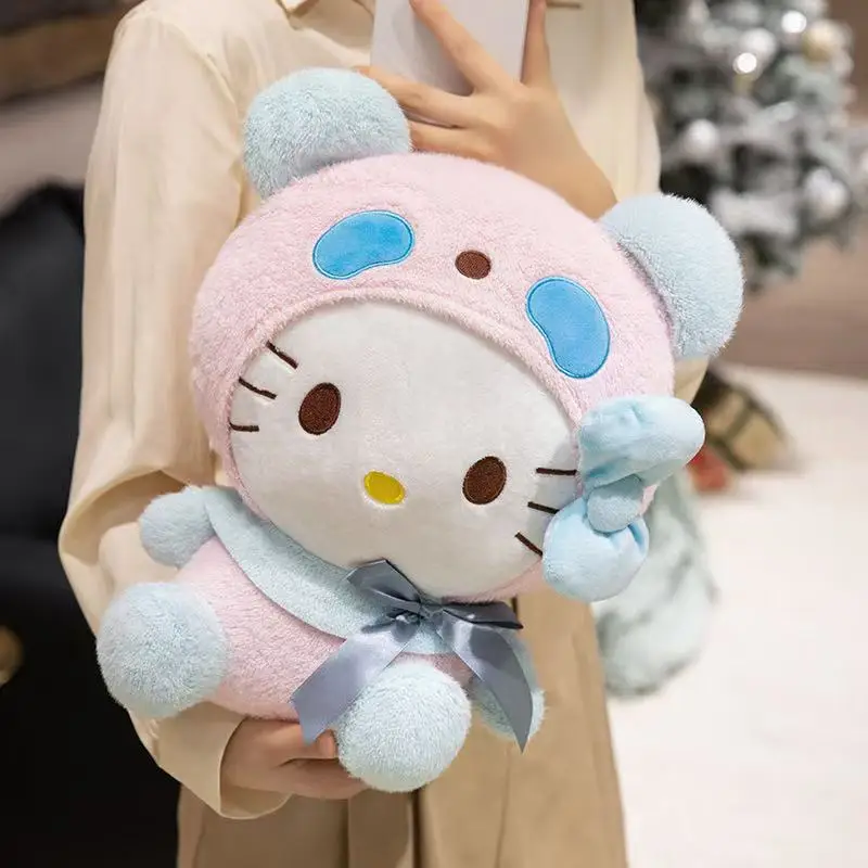 L'ultima trasformazione di Miniso in peluche Hello Kitty gatto peluche ripiene cartone animato anime regalo carino per bambole divertenti per bambini