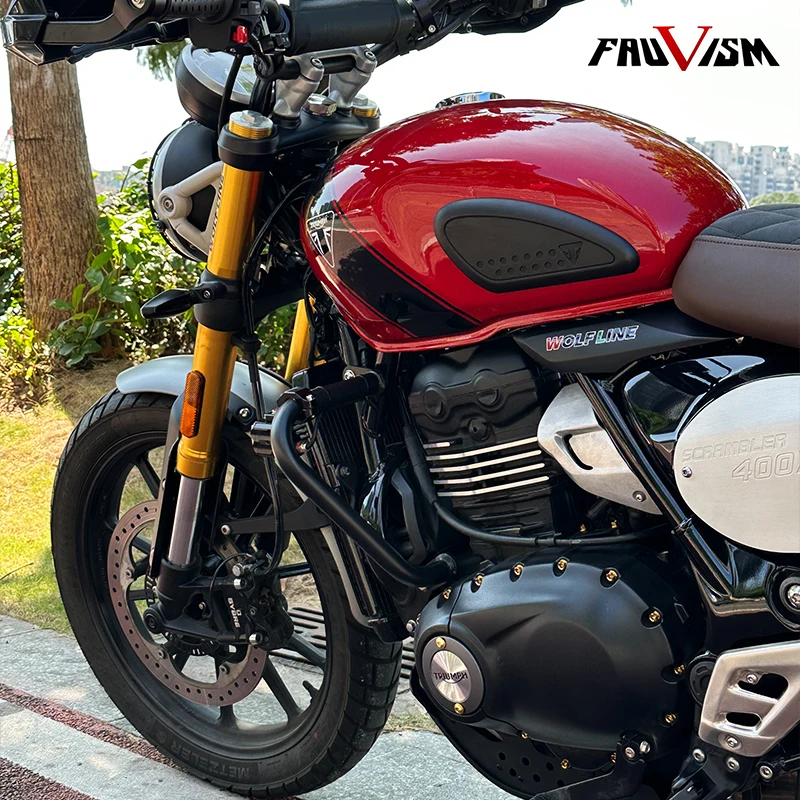 for Triumph Scrambler 400X Engine Covers Stainless Torx Allen Bolt Kit 2024-up Upgrade Engine Hood Bolts To Decorate The Body 2