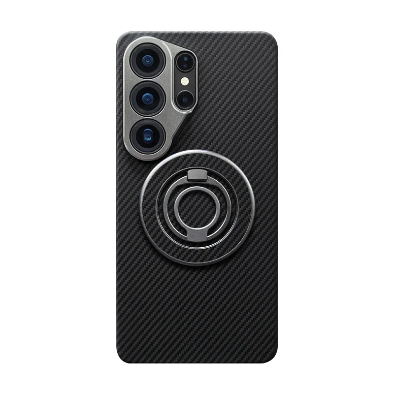 For Samsung Galaxy S26 S25 Ultra Case Premium Aramid Fiber Lightweight Slim Shockproof Anti-Drop Durable Protective Phone Cover