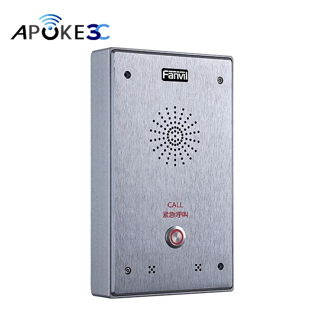 Fanvil i12 SIP Audio Intercom IP65 Waterproof PoE And Dustproof Sip Video IP Door Phone voip phone