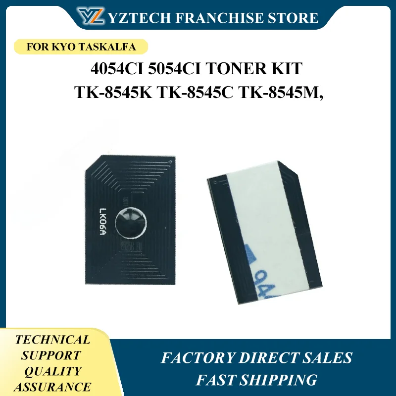

8pcs TK-8545 TK-8547 TK-8540 Chip TK-8547K TK-8540K TK8545 For Kyo TASKalfa 4054ci 5054ci Toner Kit TK-8545K TK-8545C TK-8545M