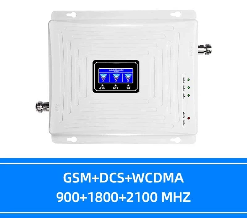 Cell Signal Network Repeater/booster/amplifier / 900 1800 2100 Mhz Manufacture Tri Band 2G 3G 4G Repeater