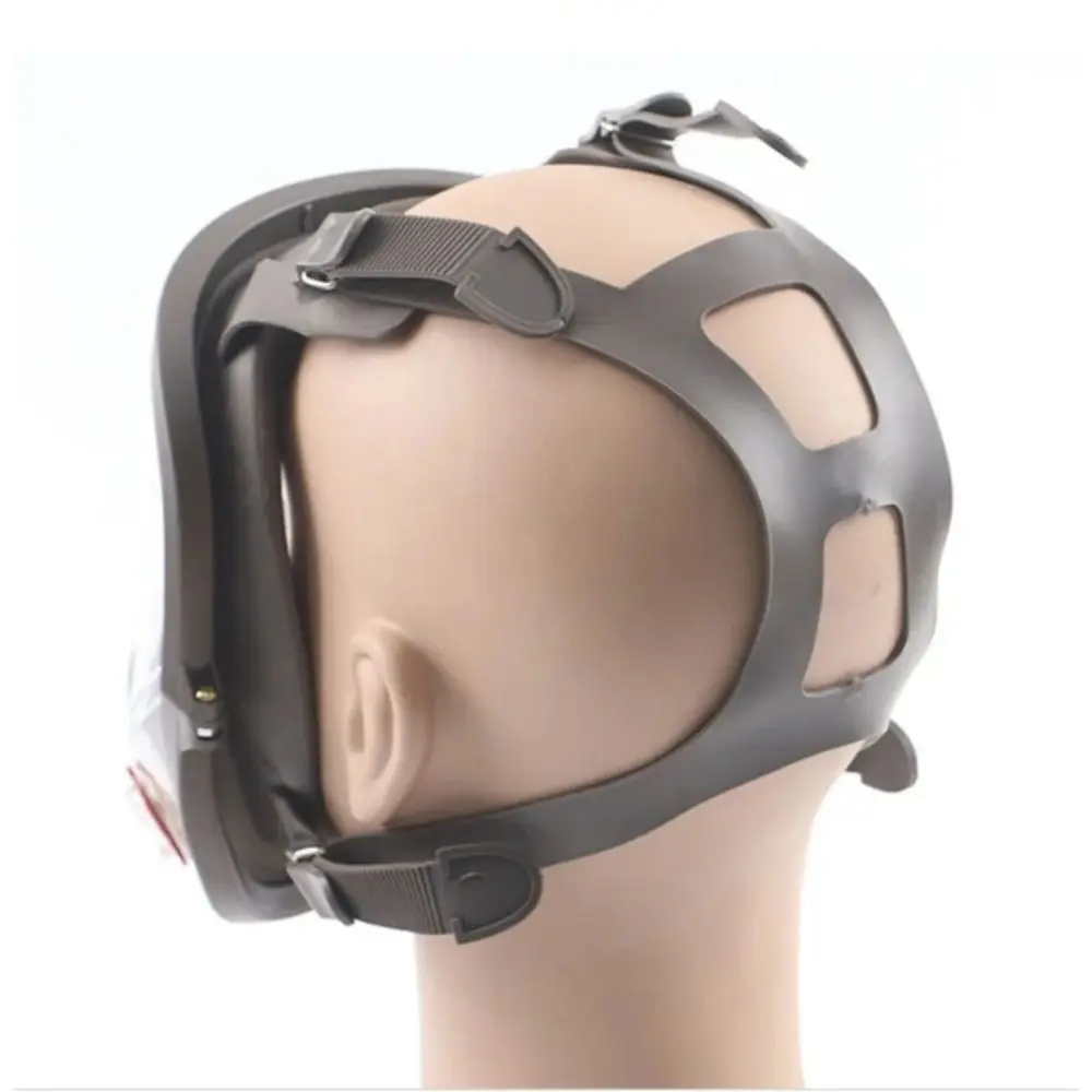 

7 In 1 Set Industrial Mask Large View Silicone Mask Full Face Mask Full Facepiece Dust Filter Safety Work Mask