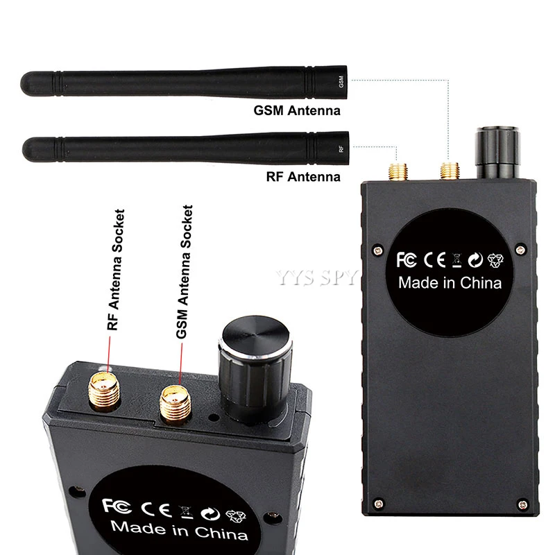 G528B Hidden Camera Detector Dual Antenna RF Signal Wifi Secret Covert Cam GSM Mobile Audio GPS Tracker Mini Spy Bug Scan Finder