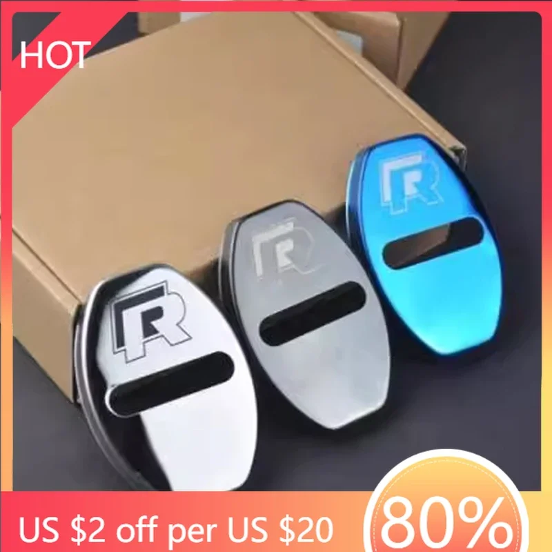 

Golf 3 4 MK3 MK4 2026 Hot For VW VOLKSWAGEN Car Door Lock Buckle Protective Cover for Volkswagen Rline GTI Logo Golf 5 6 7 Polo