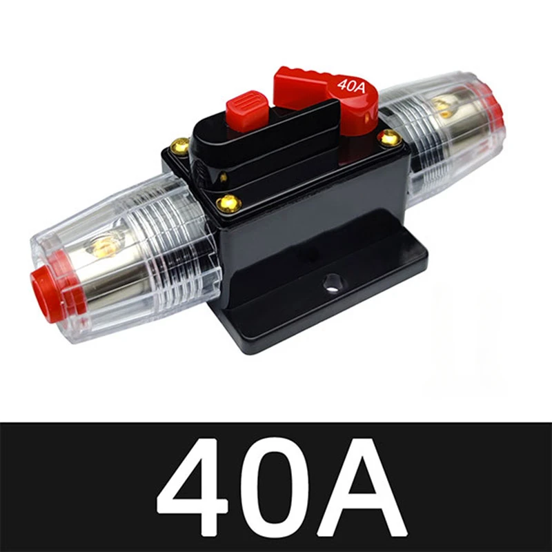 20A bis 300A 12V-48V Leistungsschalter Power Protect Sicherung Trolling mit manuellem Reset Wasserdicht Auto Boot Handbuch 30A 80A 100A 300A