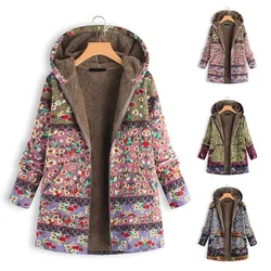 Winter Large Size S-5XL Ms. Pregnant Women Coat Button Coat Fluffy Tops Hooded Pregnancy Loose Oversized Coat Warm 96966