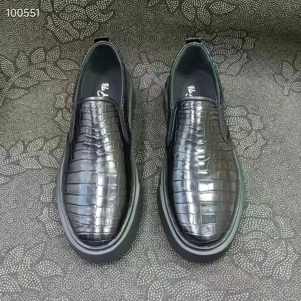 Luxury Crocodile Skin Men's Sneakers 100% Genuine Real Top Quality Alligator Leather Men Loafers Shoe