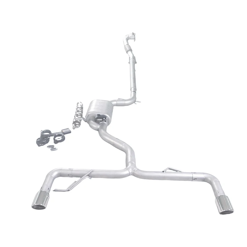 Suitable for Volkswagen Golf 6 GTI, 7 GTI, 7.5 GTI, 8 GTI 2.0T catless downspout + Catback electronic valve performance exhaust