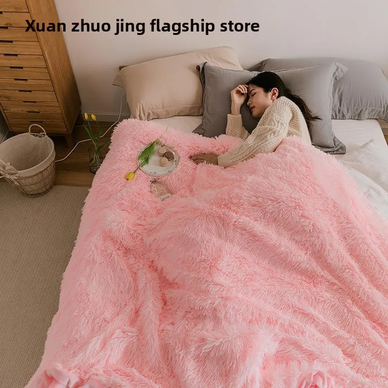 

Вельветовое одеяло для кондиционера 2025 года, фланелевое маленькое одеяло, плед для дивана, одеяло для сна, одеяло для коленей, декоративное одеяло для спальни