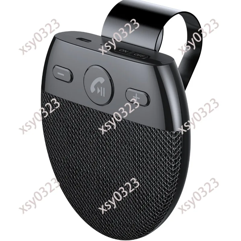 Car Visor Bluetooth Handsfree, Wireless Call Device with Voice Prompt for Vehicle