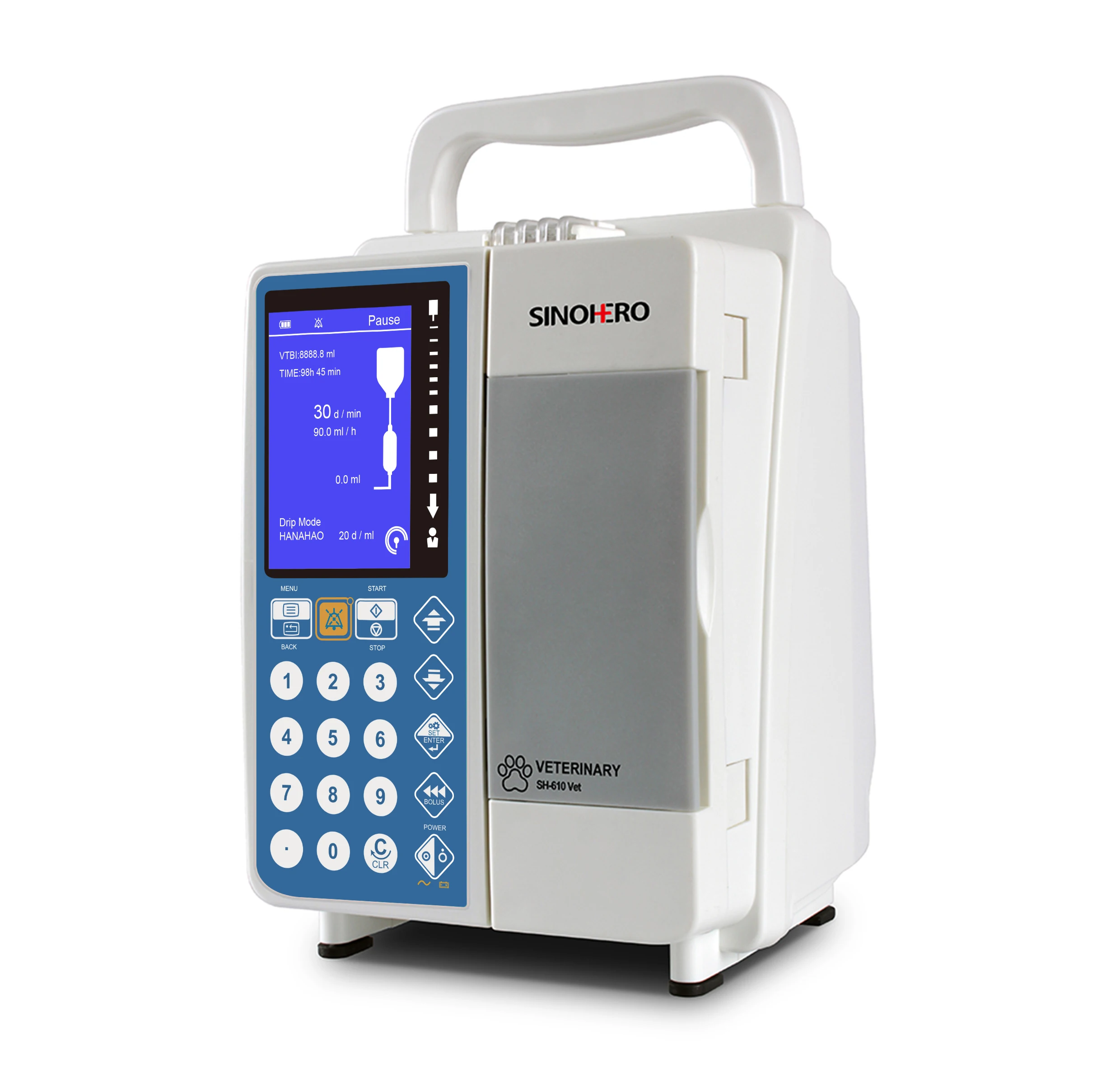 SH-610 Veterinary/Human Infusion Pump Standard IV Fluid Control With Alarm Hospital Clinic Using Accurate