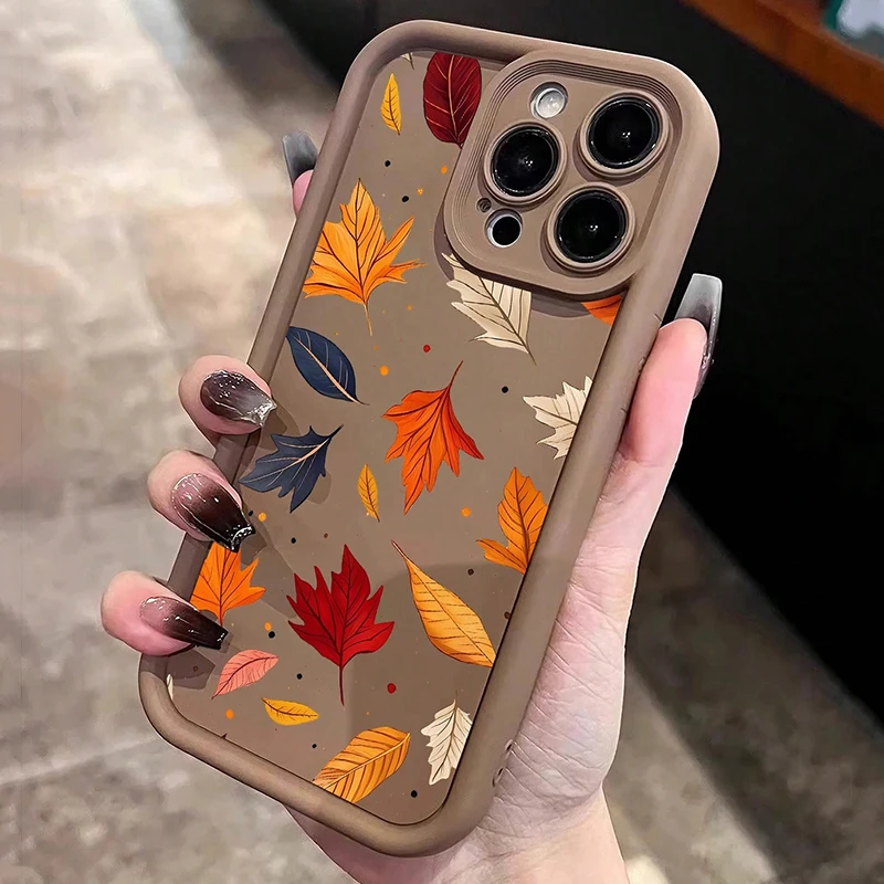 Рисунок 5 - Минималистичная иллюстрация осенних листьев