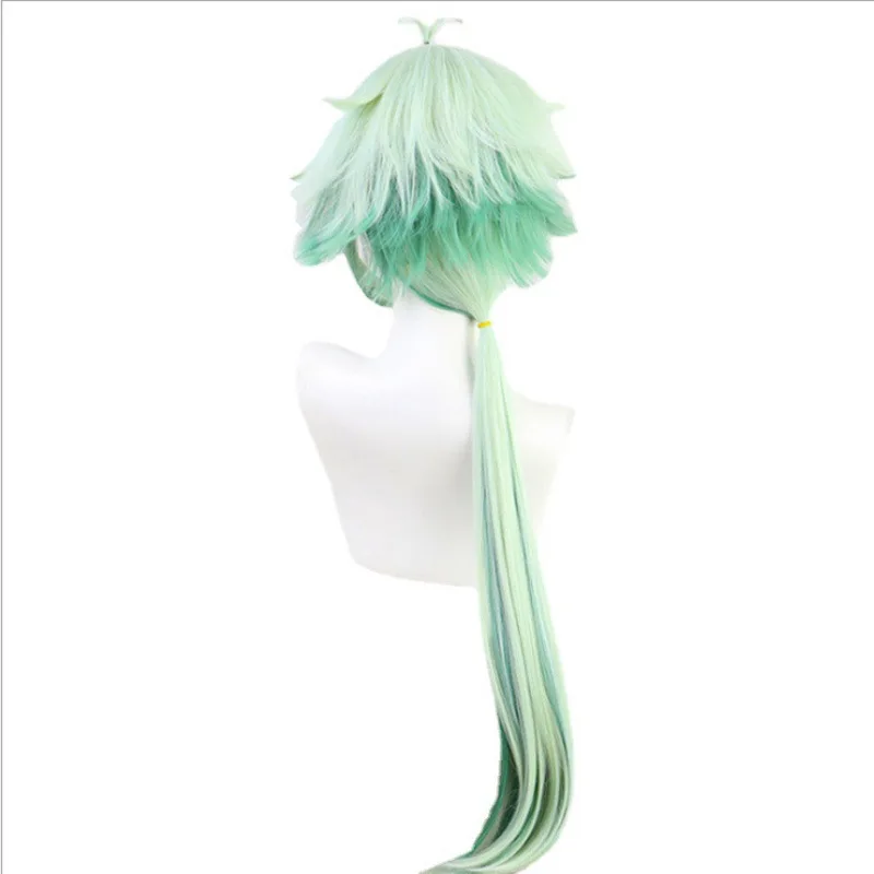 Genshin Impact Anime Perücke Cosplay Saccharose Traveler Harmlose Süße Reverse Curl Mehrfarbige Urlaubsperücke