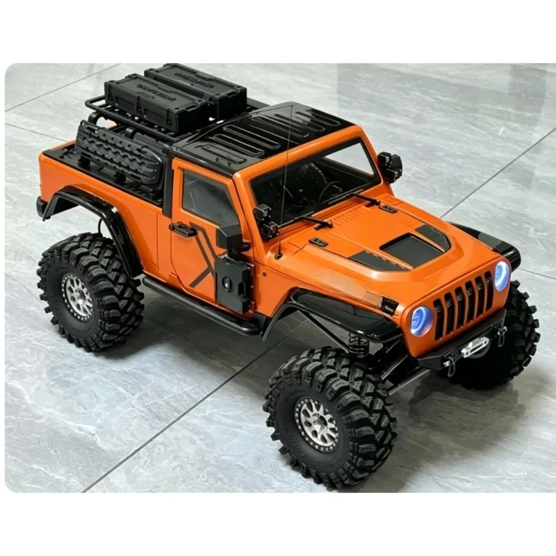 Scale Fuel Can Decoration Trim For CROSSRC EMO X X4 1/8 Scale RC Crawler Door Hinge Fuel Tank Mount Base, Bolt-On Upgrade Part