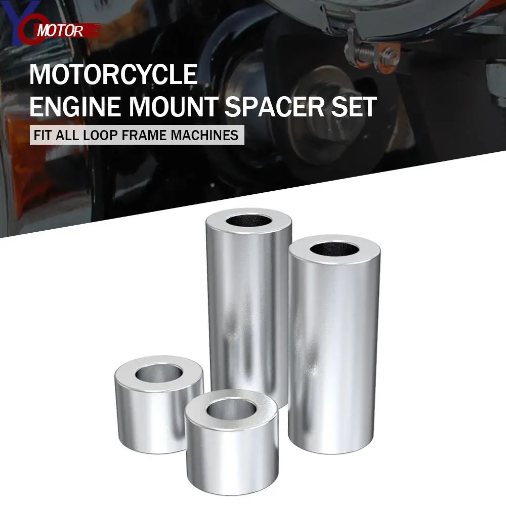 

Fit All Loop Frame Machines Engine Mount Spacer Set Stainless 850 750 Bushing Gasket Parts For Moto Guzzi Motorcycle Accessories