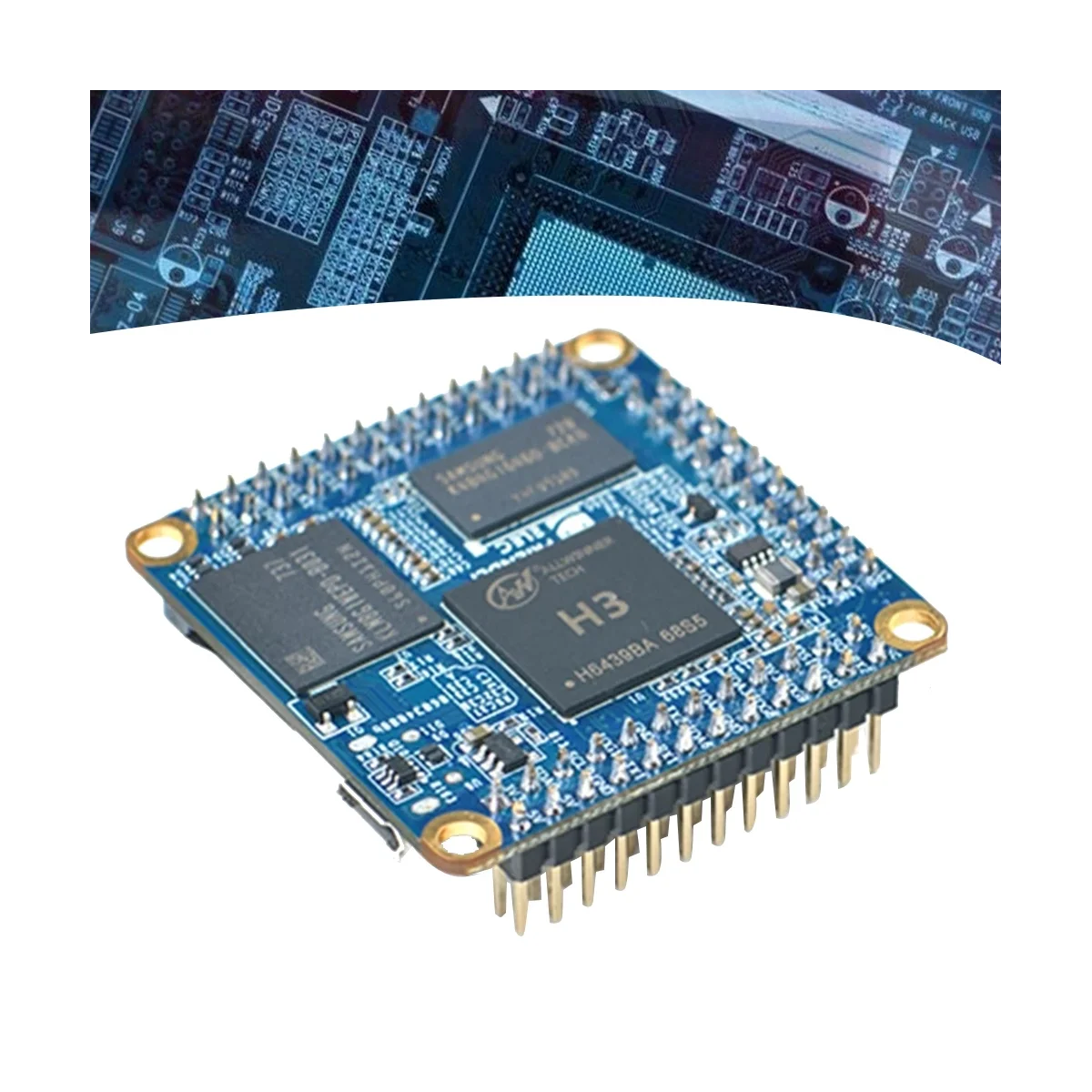 For NanoPi NEO Core Allwinger H3 Core 256MB+4G Core Development Board with -USB Line-Weld Pin Header