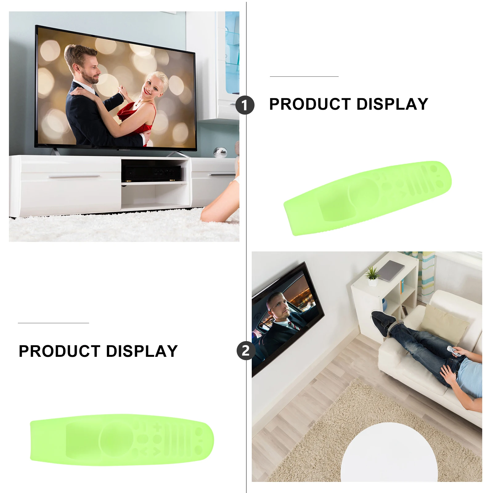 

Silicone Remote Control Case Shockproof Cover Ergonomic Stain Resistant Dustproof Controller Accessory Remote Protector