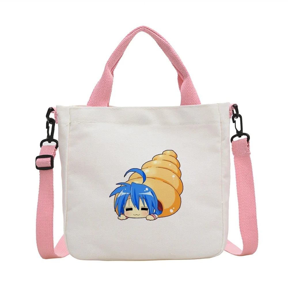 Lucky Star Otaku tote bag shopping canvas  einkaufstasche foldable woman