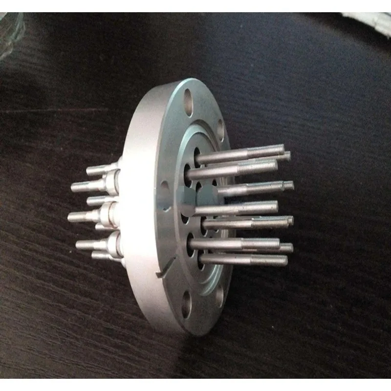CF63 Electrode Flange CF100 Flange Electrode Ceramic Electrode Vacuum  Flange Vacuum Penetrating Part