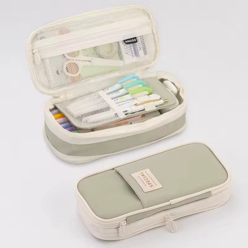 Creative pencil case Large Capacity Double Layers CPC Certification Safe Material School case Pouch Stationery for Girls - Image 2