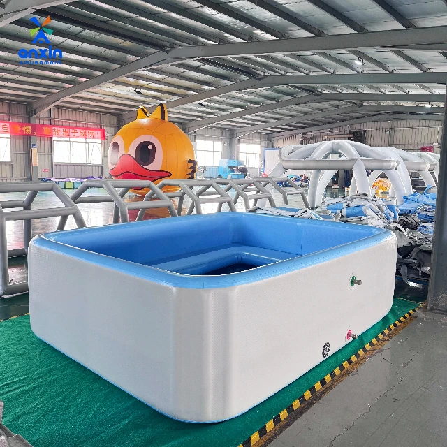 Inflatable PVC Cold Plunge Tub Large Portable Pool for Athletes Cold Water Therapy Home Outdoor Recovery Durable High Quality