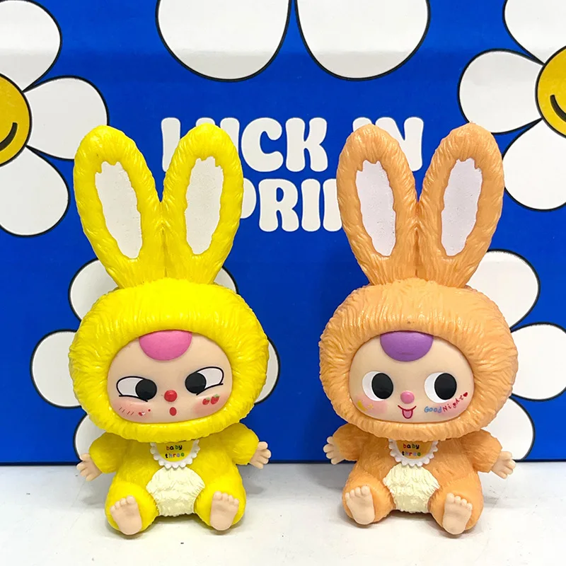 Baby Three Baby Lily Bunny Town, 3 lata, model z zamkniętego pakietu, zabawka do samodzielnego składania, zabawa z pluszowymi lalkami