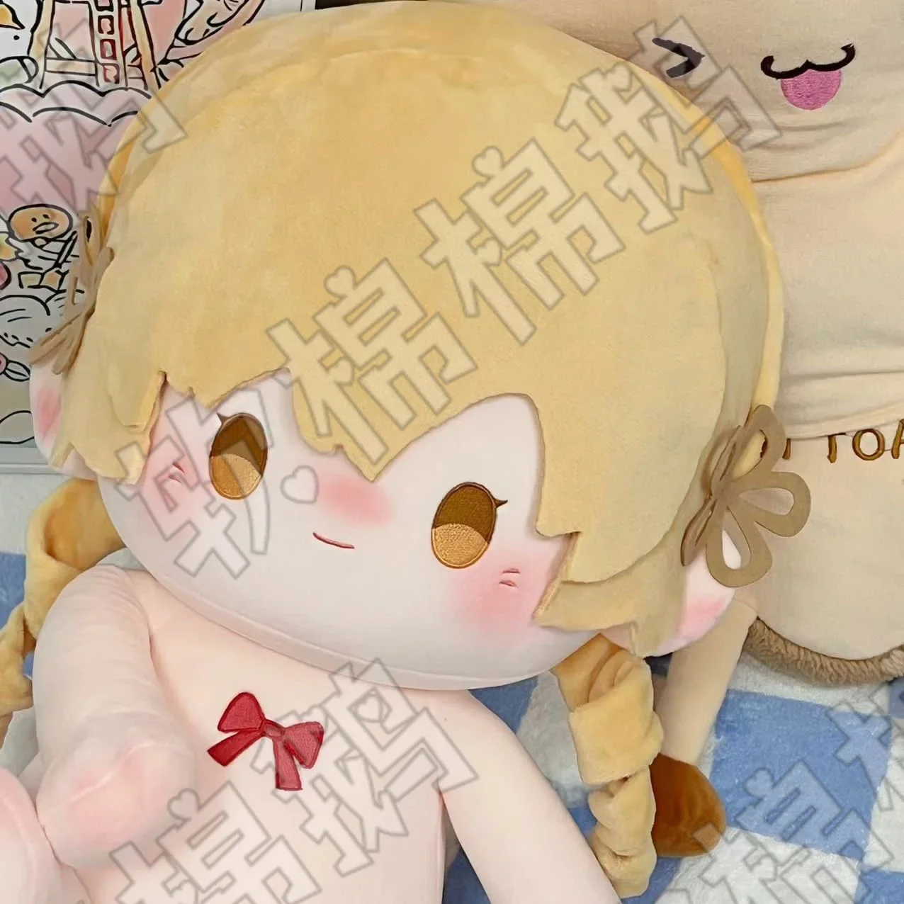 Anime Role Tomoe Mami Kawaii Girl Cotton Doll Body Change Clothes Sitting Position Figures Soft Plushies Toy Cosplay Gift