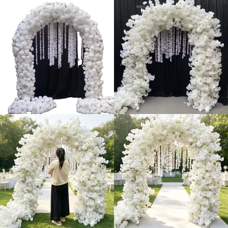 for High Quality Rayon Cherry Blossom Strings White Wedding Valentine's Day Christmas New Year Thanksgiving Graduation
