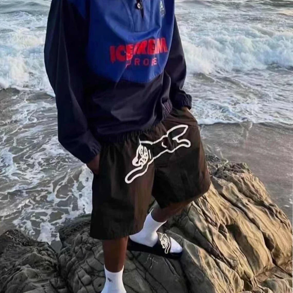Fashion Men Short Casual BBC ICE CREAM Printing Logo Shorts Sportswear Summer Comfortable pants Quick Drying Sports Shorts 2025