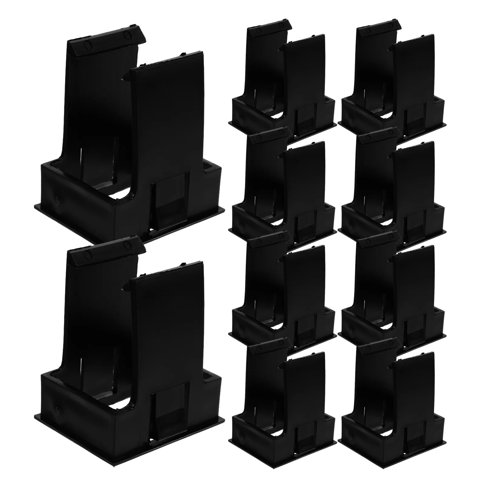 

10 Pcs Circuit Breaker Bracket Air Switch Mount Miniature Concealed Fixed Plastic Frame