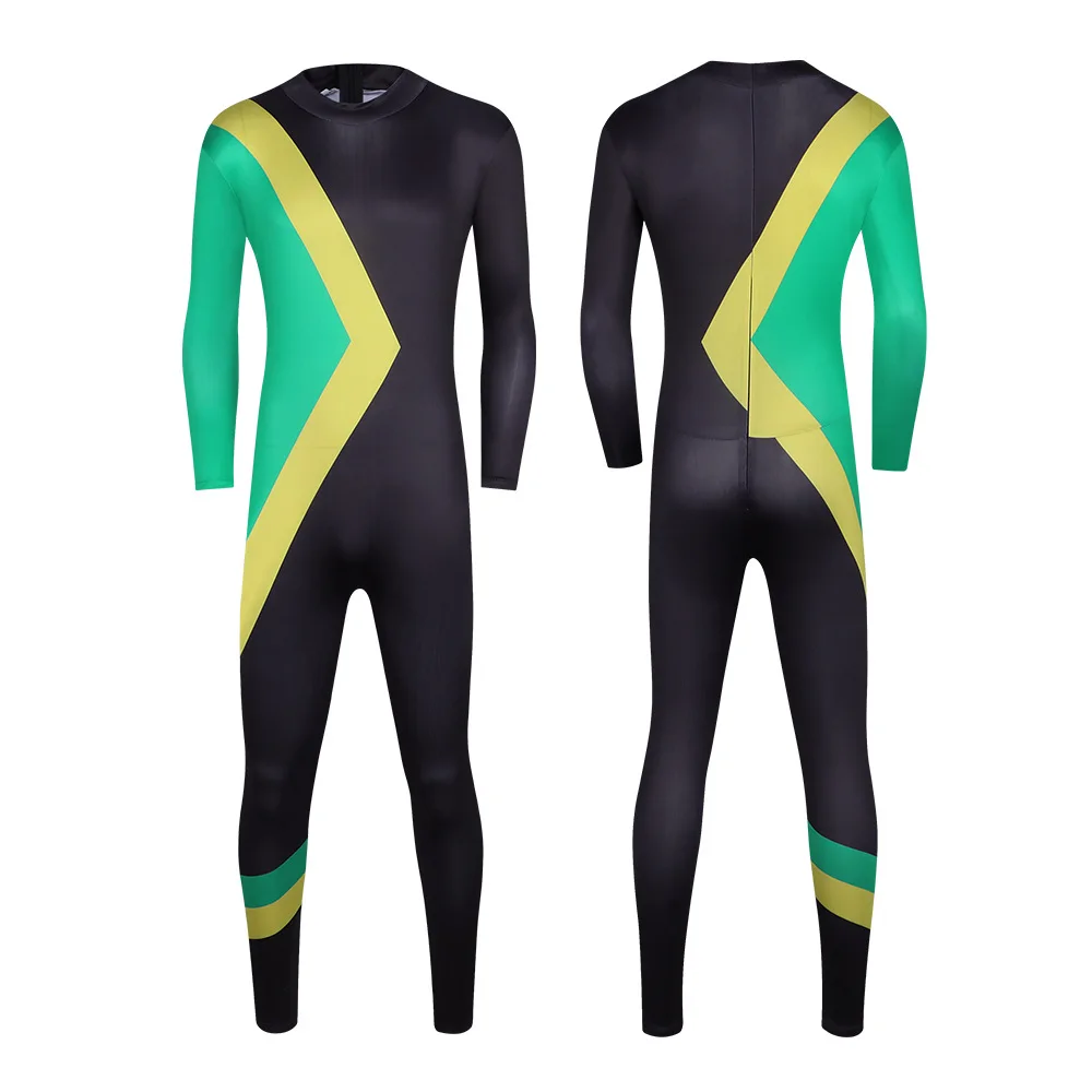 Cool Runnings disfraz de Cosplay Jamaica Bobsleigh traje hombres mono fiesta de Halloween Navidad carnaval vestir